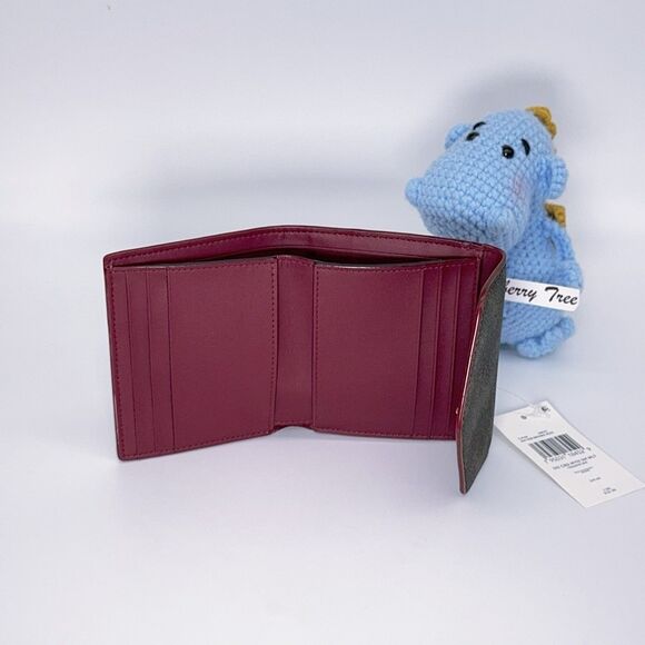 Coach C3160 Wyn With Horse And Carriage Print Zip Coin Purse Small Card Wallet - Picture 3 of 8